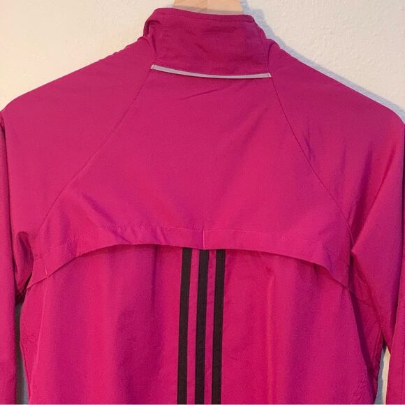 Adidas Women's Pink Jacket Full zip Pockets. - Picture 7 of 15